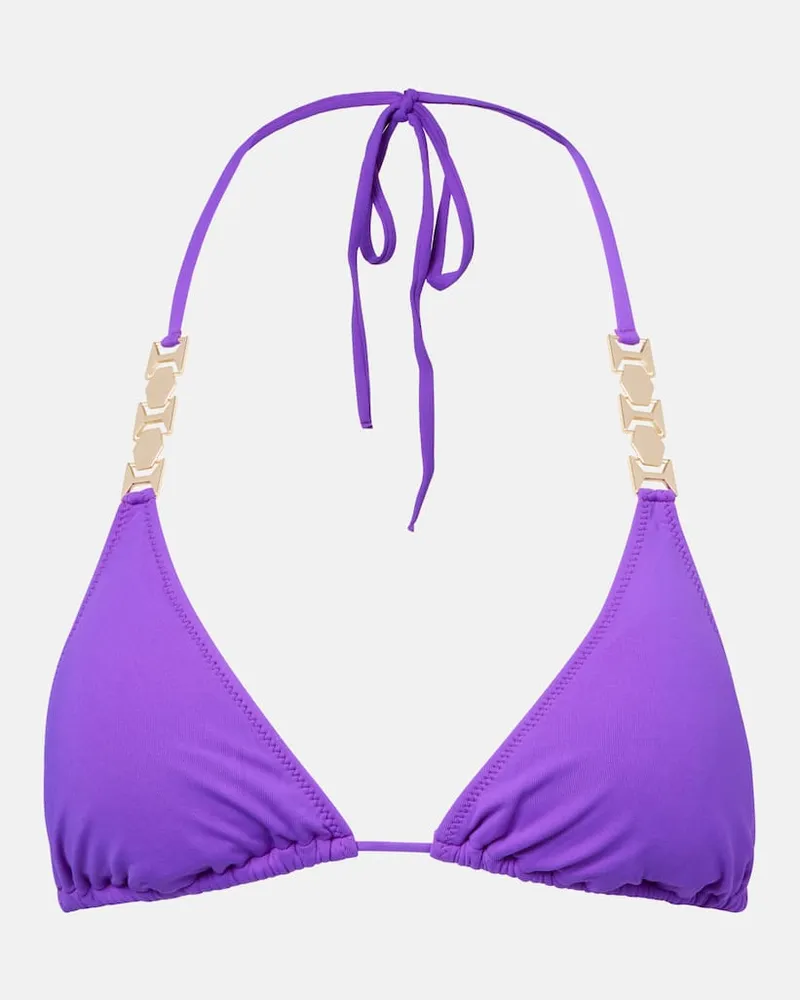 Melissa Odabash Bikini-Oberteil Anguila Lila