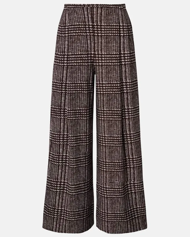 Norma Kamali Weite Hose Braun