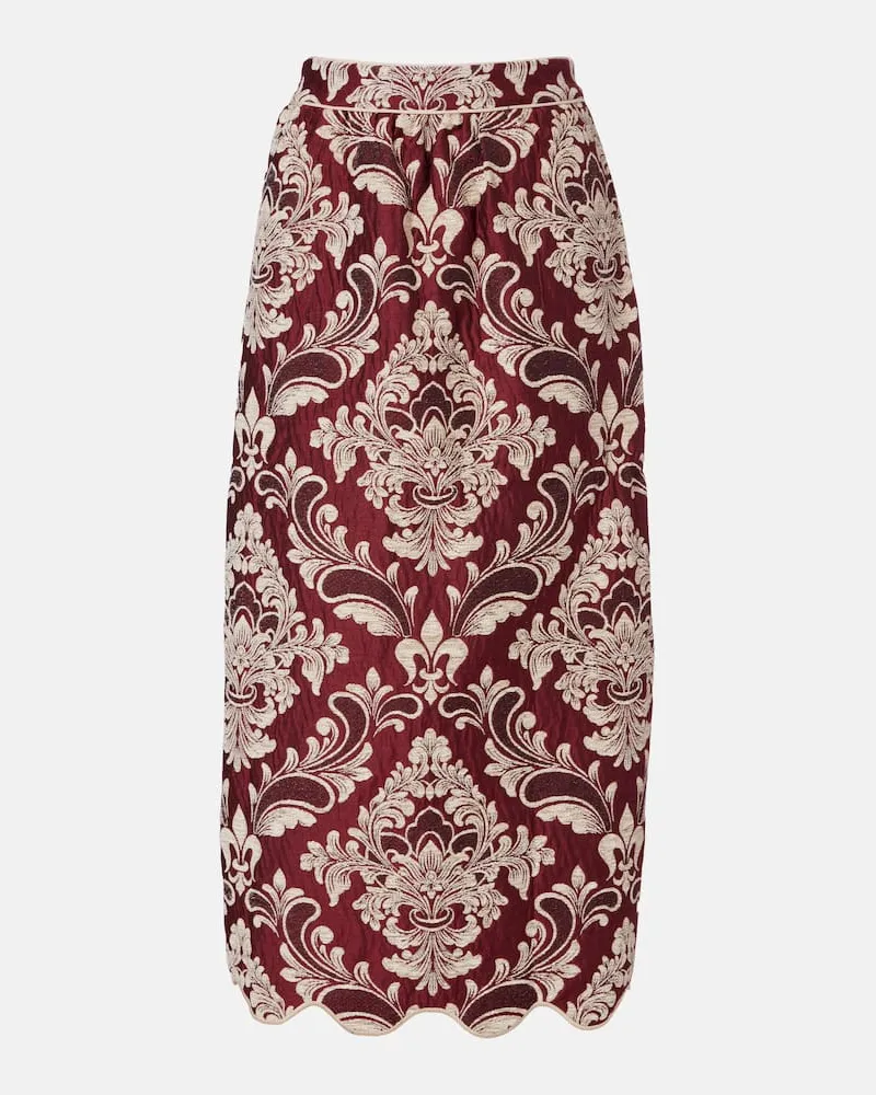 FARM Rio Midirock aus Jacquard Rot