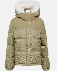 Yves Salomon Skijacke mit Shearling Multicolor