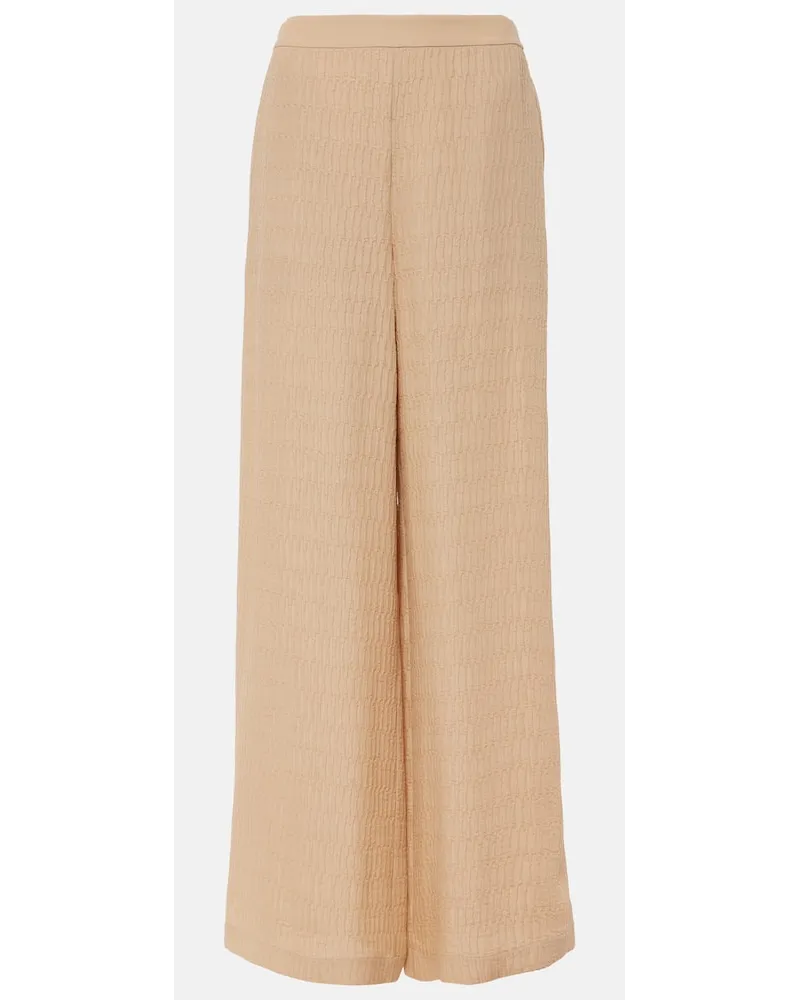Joseph Hose Gibellina Mawn aus einem Seidengemisch Beige