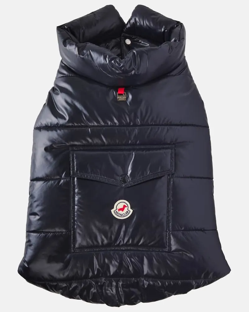 Moncler Moncler Poldo Dog Couture Mantel für Hunde Blau