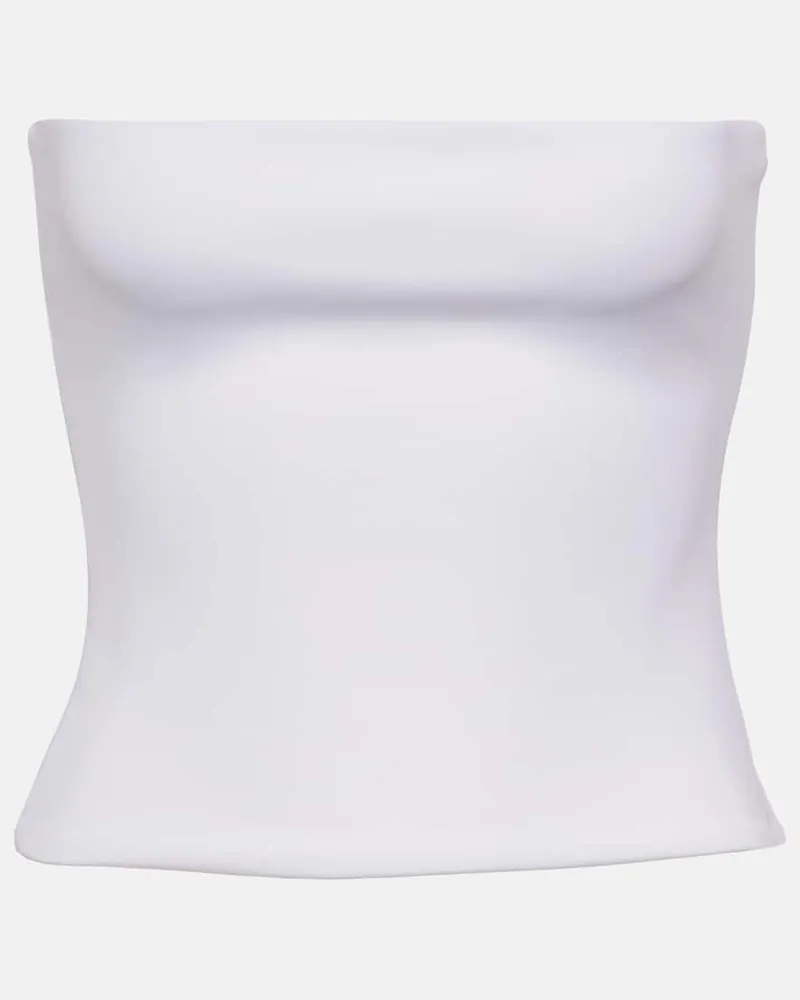 WARDROBE.NYC Top aus Jersey Weiß
