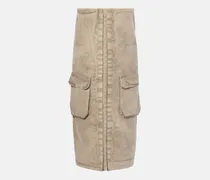 Maxirock Velcro aus Baumwolle