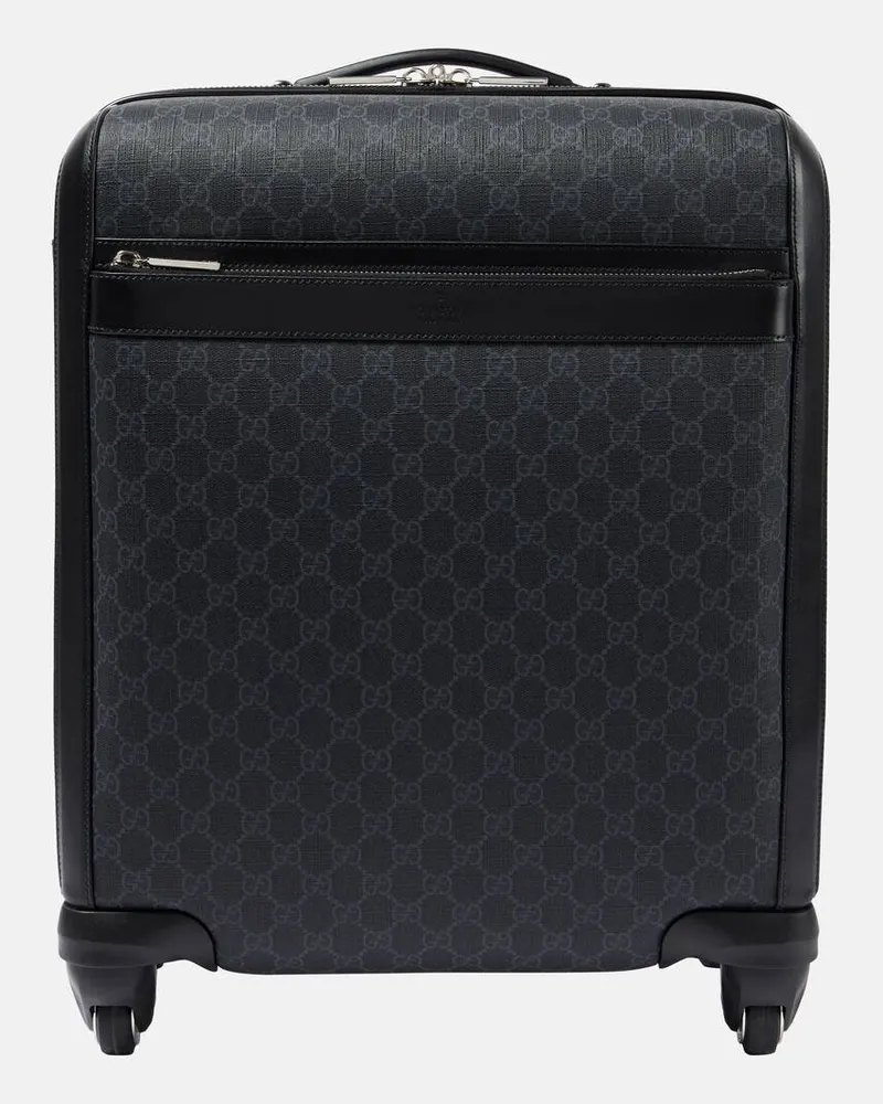Gucci Trolley GG aus Canvas mit Leder Schwarz