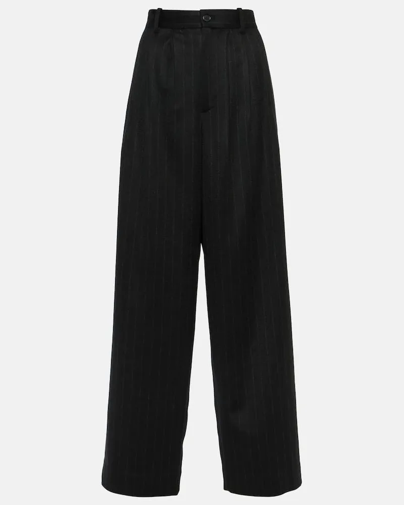 The Row Weite Hose Rufos aus Kaschmir Schwarz