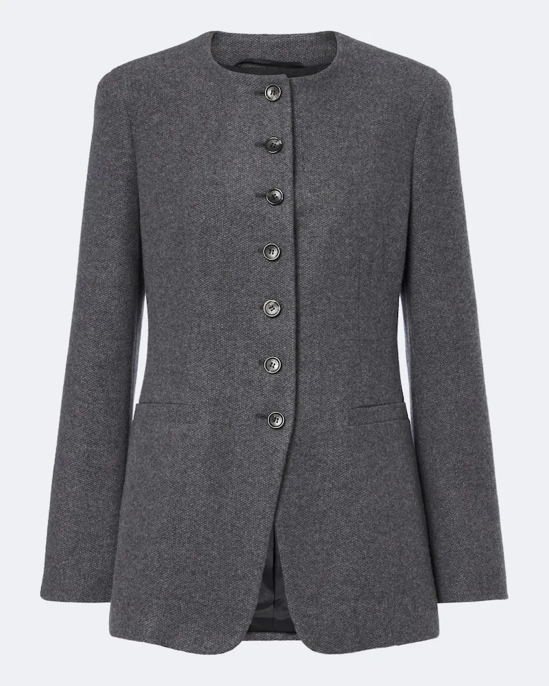 Max Mara Jacke aus Kaschmir Grau