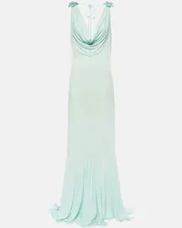 Magda Butrym Slipdress aus Jersey Blau