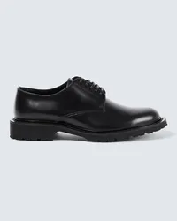 Saint Laurent Schnuerschuhe Army aus Leder Schwarz