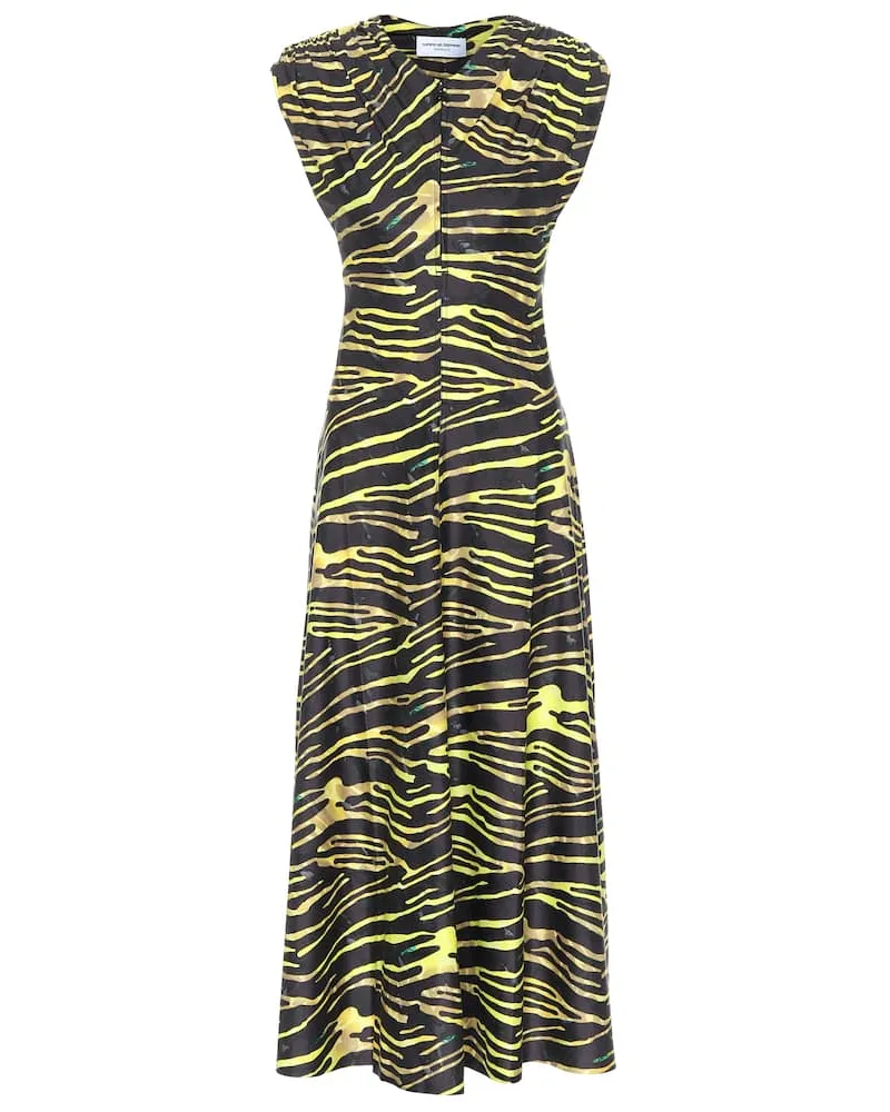 Marine Serre Bedrucktes Maxikleid aus Jersey Multicolor