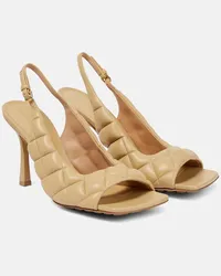 Bottega Veneta Slingback-Pantoletten Padded aus Leder Braun