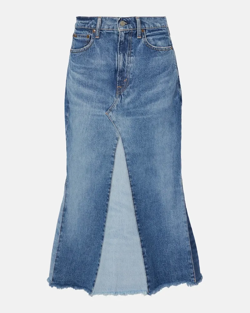 Ralph Lauren Jeansrock Blau
