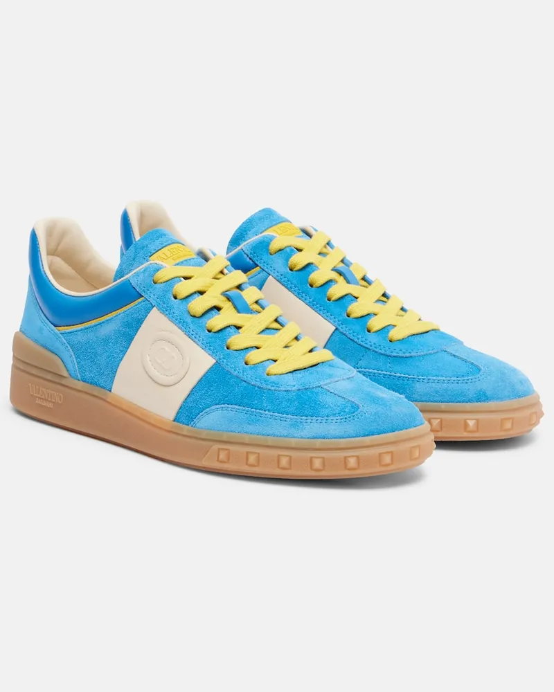 Valentino Garavani Sneakers Upvillage aus Veloursleder Blau