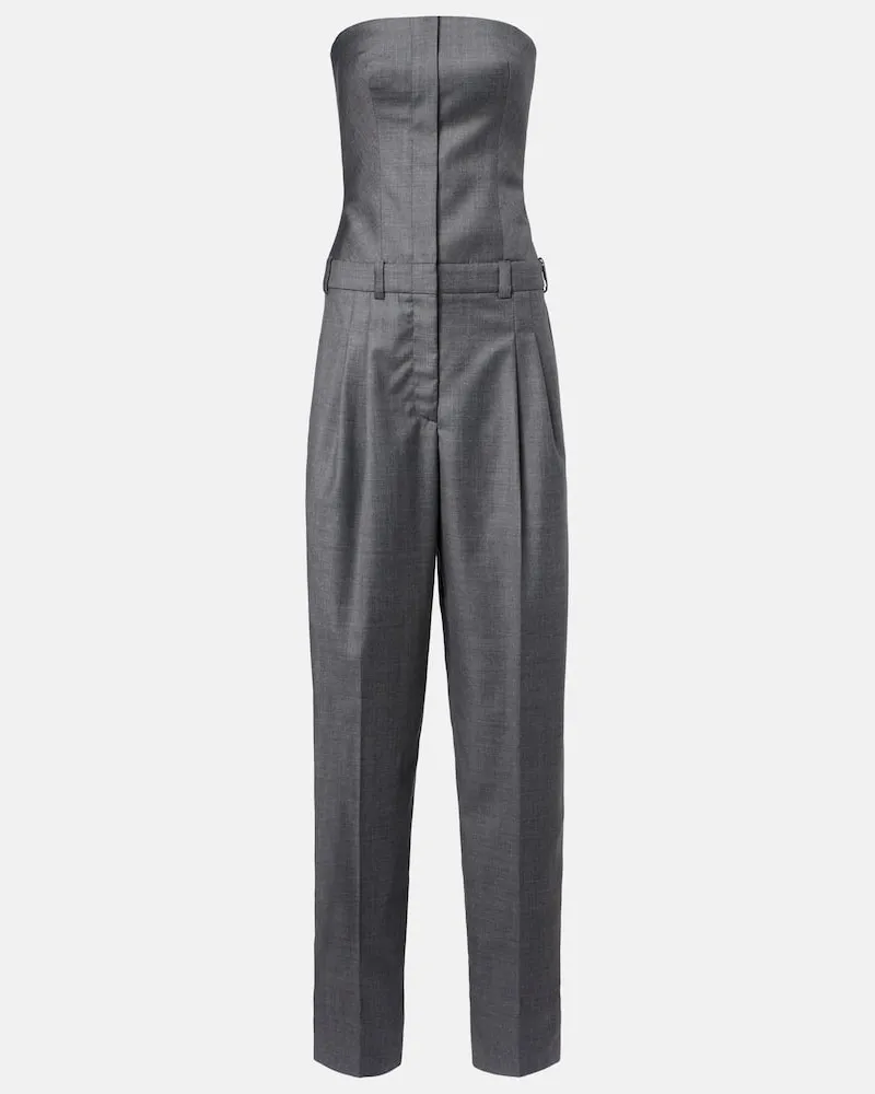 Givenchy Jumpsuit aus Wolle Grau