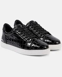 Christian Louboutin Sneakers Fun Vieira aus Leder Schwarz