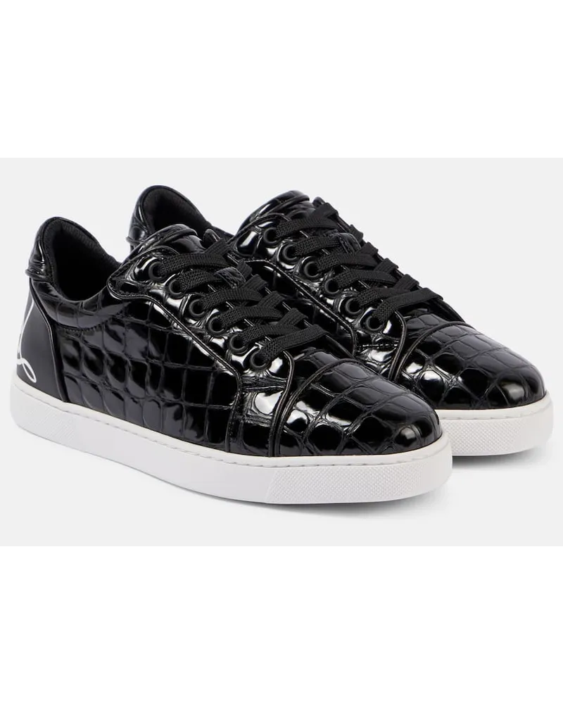 Christian Louboutin Sneakers Fun Vieira aus Leder Schwarz