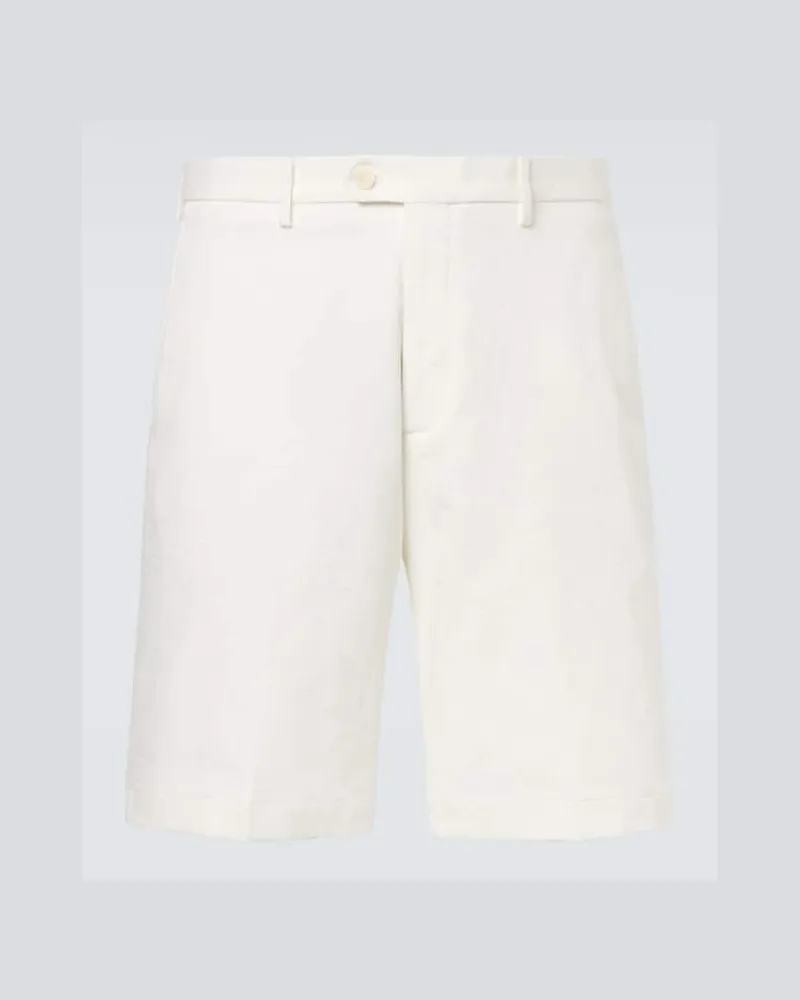 Etro Bermuda-Shorts aus einem Baumwollgemisch Weiß