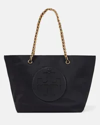 Tory Burch Shopper Ella aus Canvas Schwarz