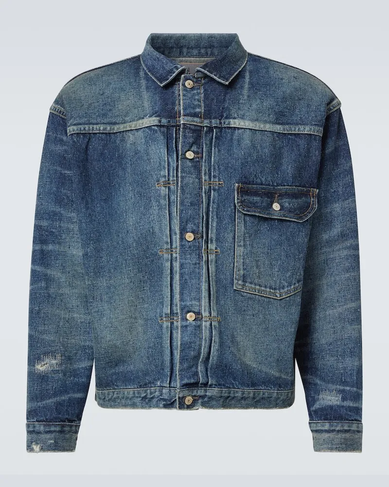 Junya Watanabe X New Manual Jeansjacke Blau