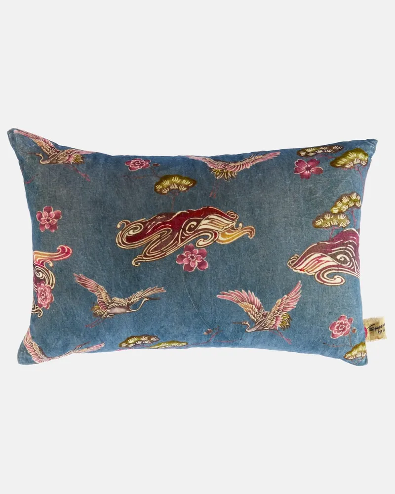 The House of Lyria Kissen Astolochia aus Baumwolle Multicolor