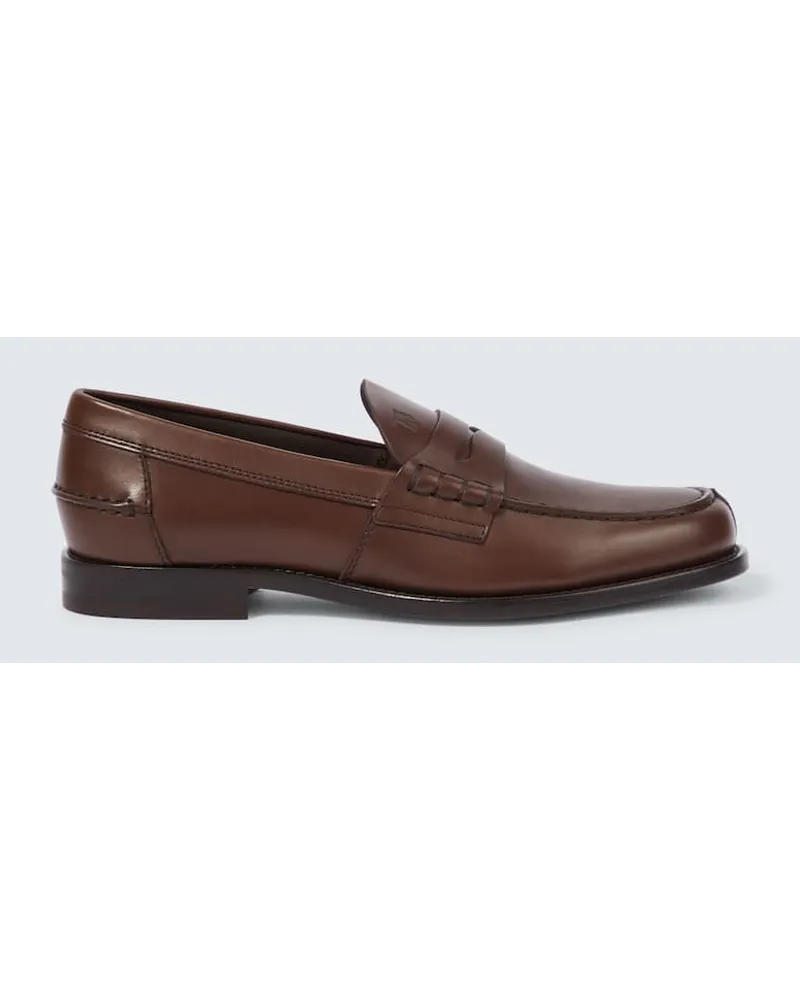 TOD'S Loafers aus Leder Braun