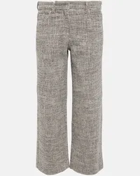 Max Mara Cropped-Hose Lira Weiss