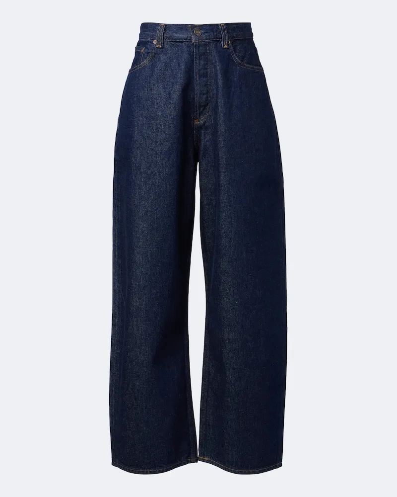 AGOLDE Wide-Leg Jeans Rounded Baggy Blau