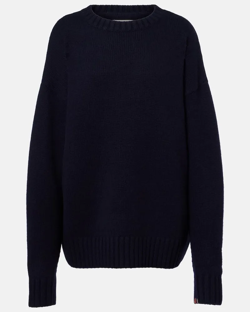 extreme cashmere Pullover Lovely aus Kaschmir Blau