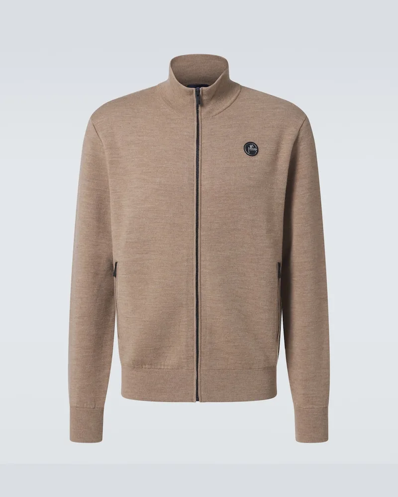 FUSALP Jacke Mayeul aus einem Wollgemisch Beige