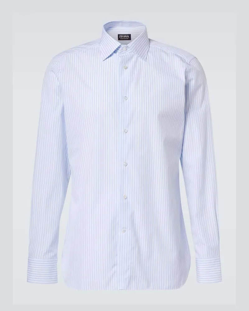 Ermenegildo Zegna Oxford-Hemd aus Baumwolle Weiß