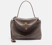 Schultertasche Rodeo Medium aus Leder