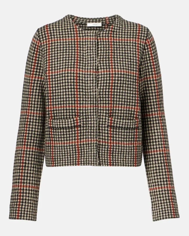 Vince Jacke aus Wolle Multicolor