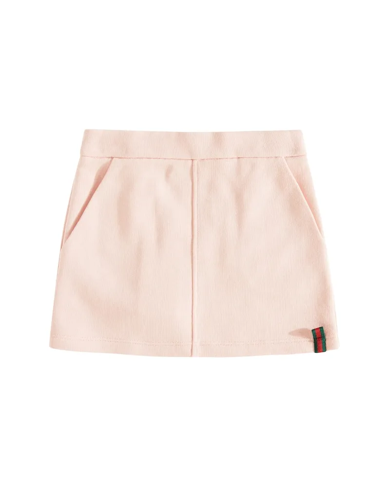 Gucci Rock aus Baumwoll-Jersey Rosa