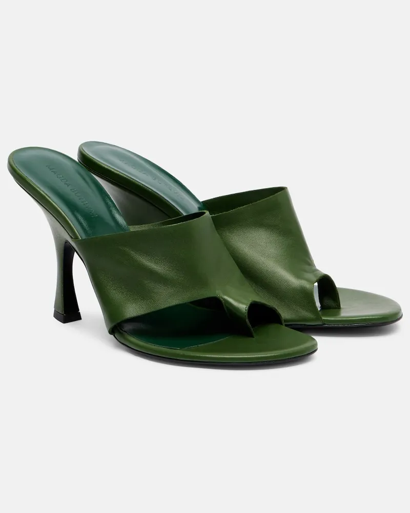 Magda Butrym Sandalen aus Leder Grã¼n