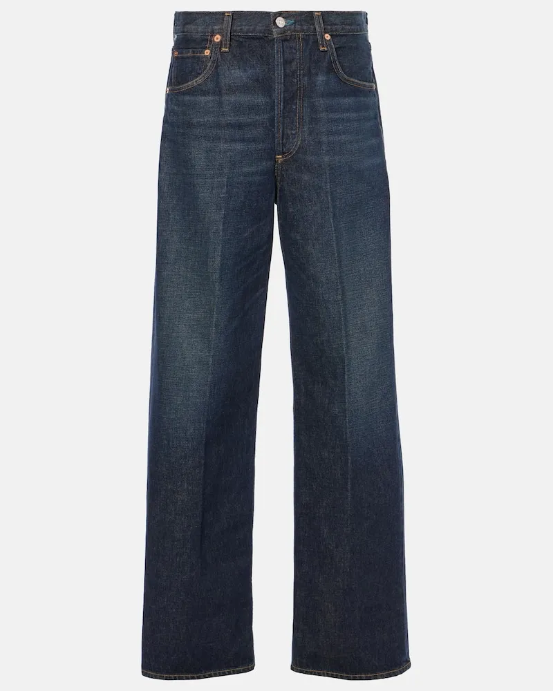 Citizens of humanity High-Rise Wide-Leg Jeans Ayla Blau