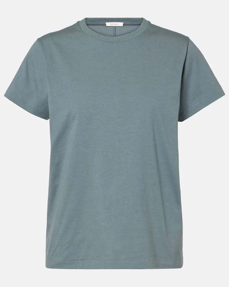 The Row T-Shirt Florie aus Baumwoll-Jersey Grau