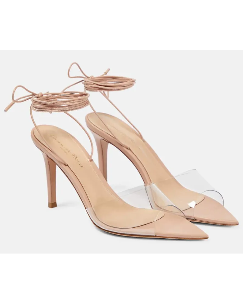 Gianvito Rossi Sandalen Skye 85 mit Leder Pink