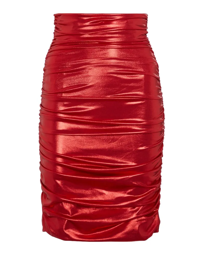 Dolce & Gabbana High-Rise-Minirock Rosa