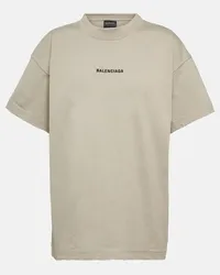 Balenciaga T-Shirt aus Baumwolle Schwarz