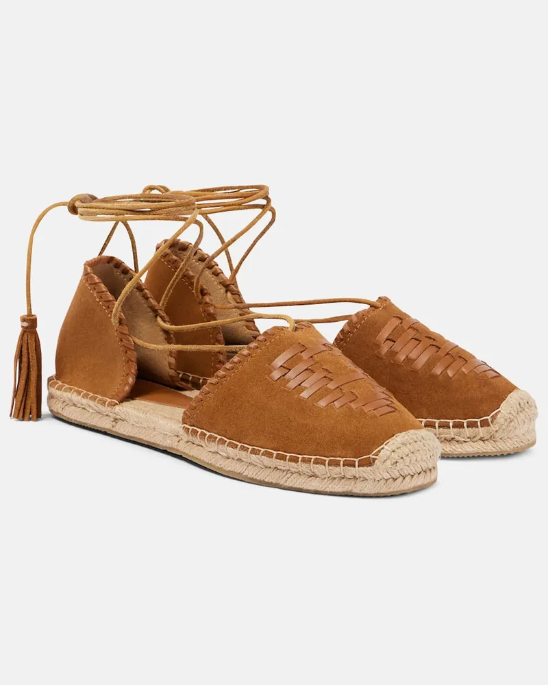 Isabel Marant Espadrilles Celsi aus Leder Braun
