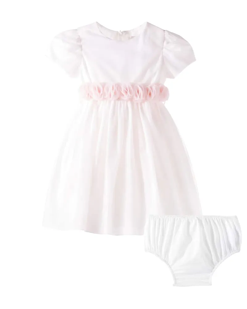 Il Gufo Baby Kleid aus Tüll Rosa