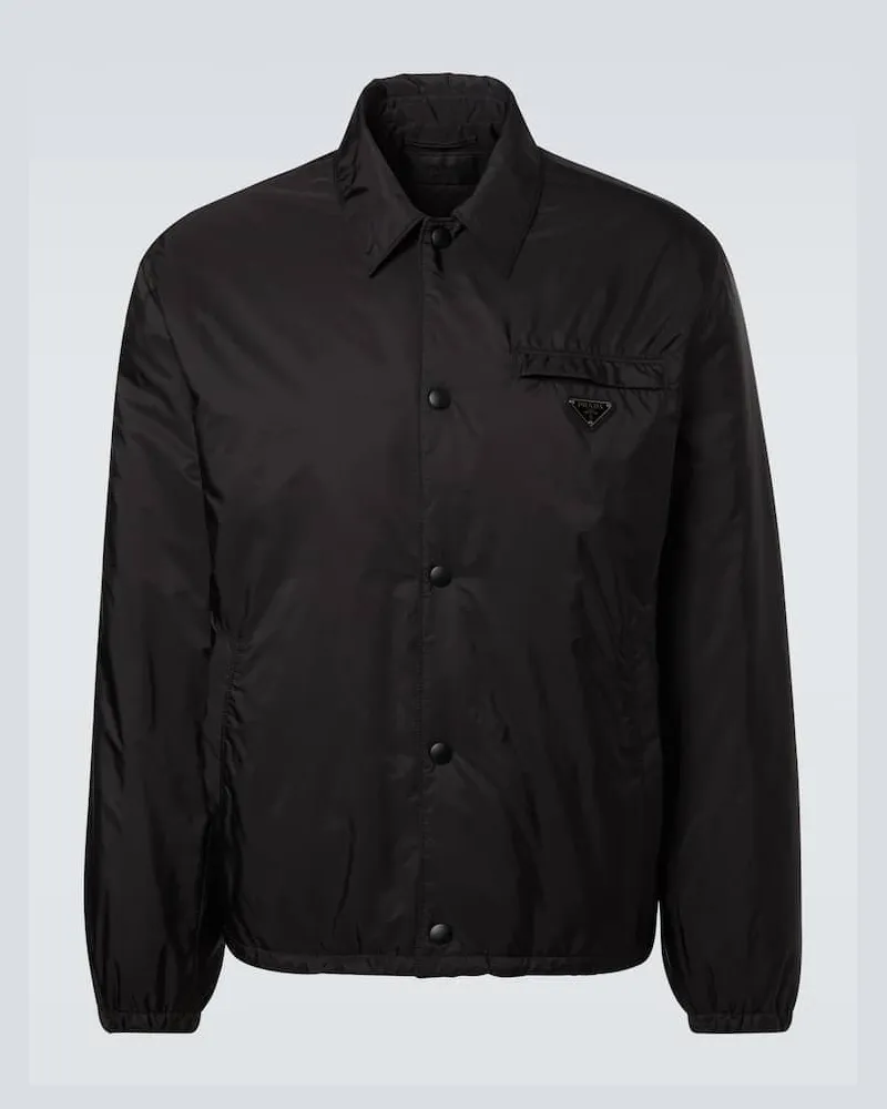 Prada Blouson aus Re-Nylon Schwarz