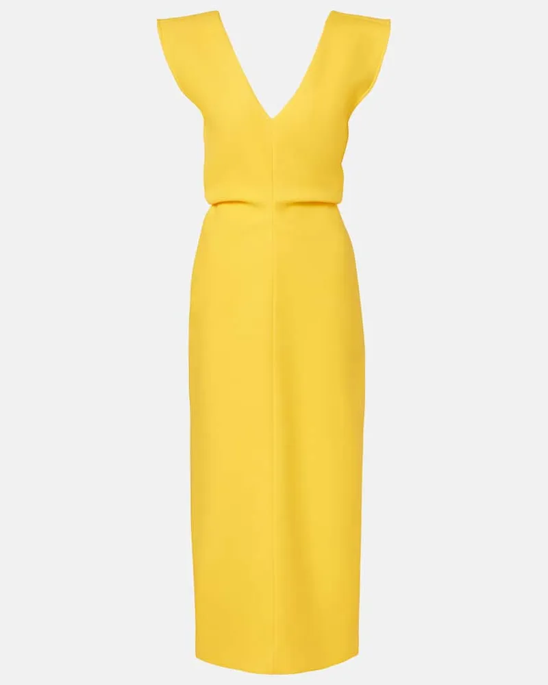 Proenza Schouler Midikleid Mariam Gelb