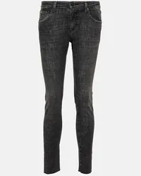 Adriano Goldschmied Skinny Jeans The Legging Ankle Grau