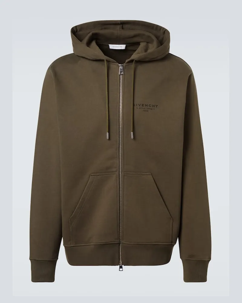 Givenchy Kapuzenjacke Givenchy Stamp aus Baumwolle Grün