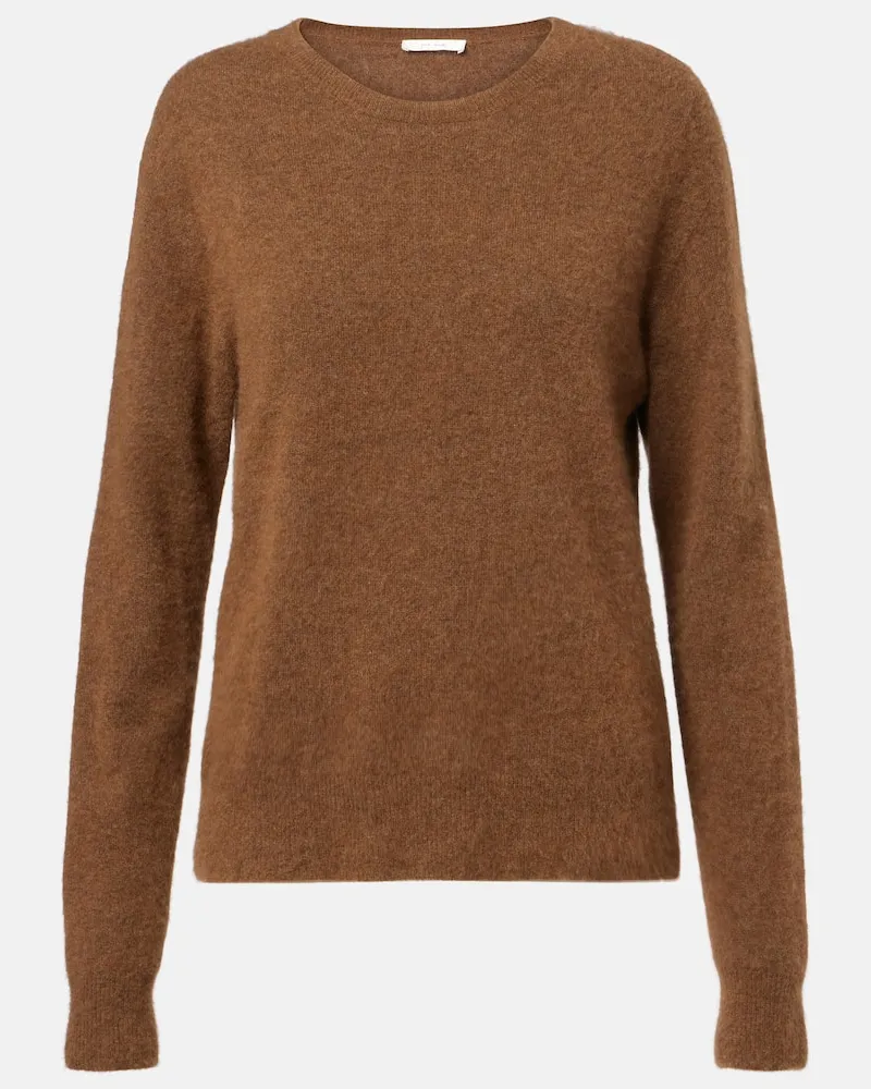 The Row Pullover Lorynna aus Kaschmir und Seide Braun