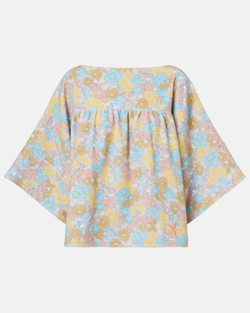 Chloé Chloé Bedrucktes Top aus Baumwolle Multicolor