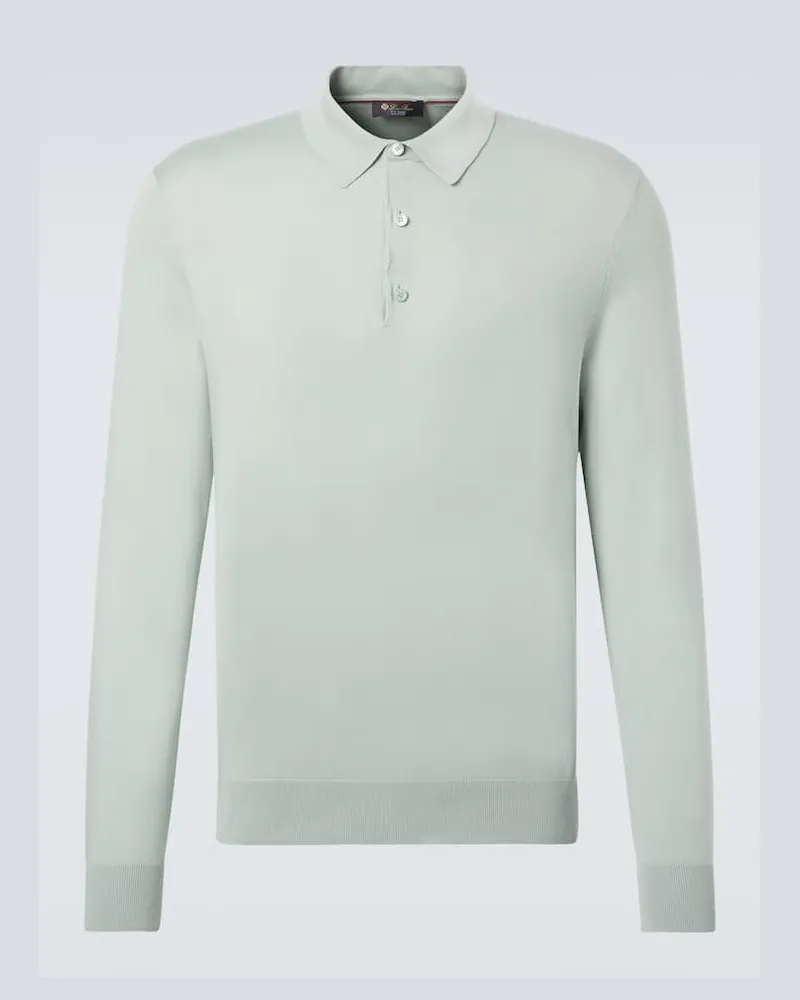 Loro Piana Polohemd aus Baumwolle Grã¼n