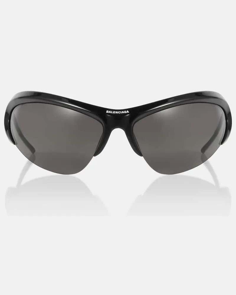 Balenciaga Cat-Eye-Sonnenbrille Wire Schwarz