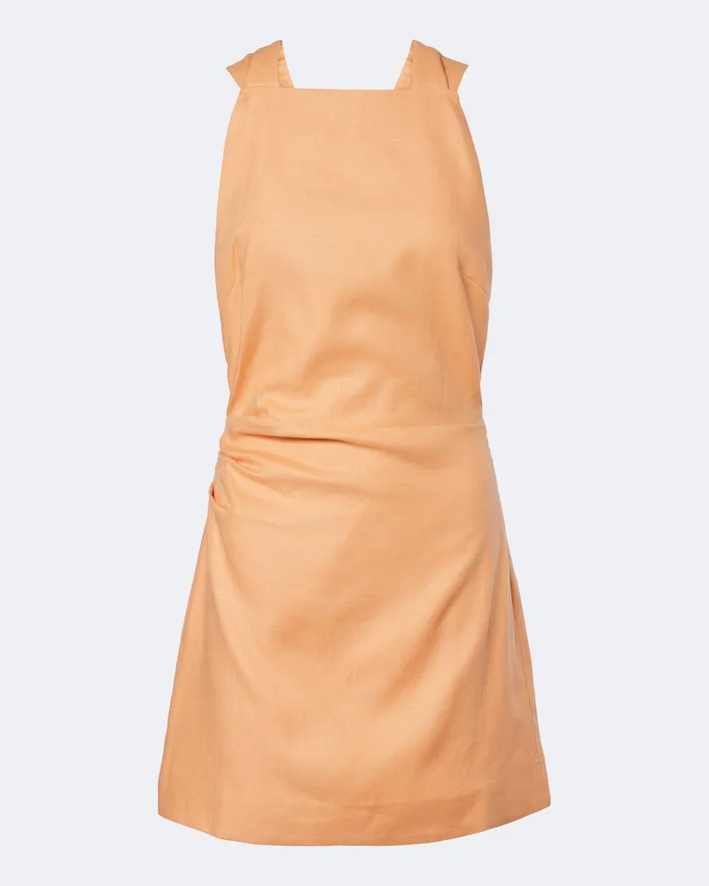 SIR Minikleid Thora aus Leinen Orange